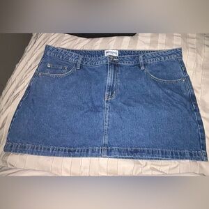 Princess Polly Classic Blue Denim Mini Skirt